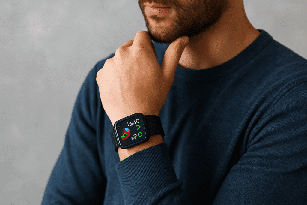 smartwatch 2025 being worn by a man