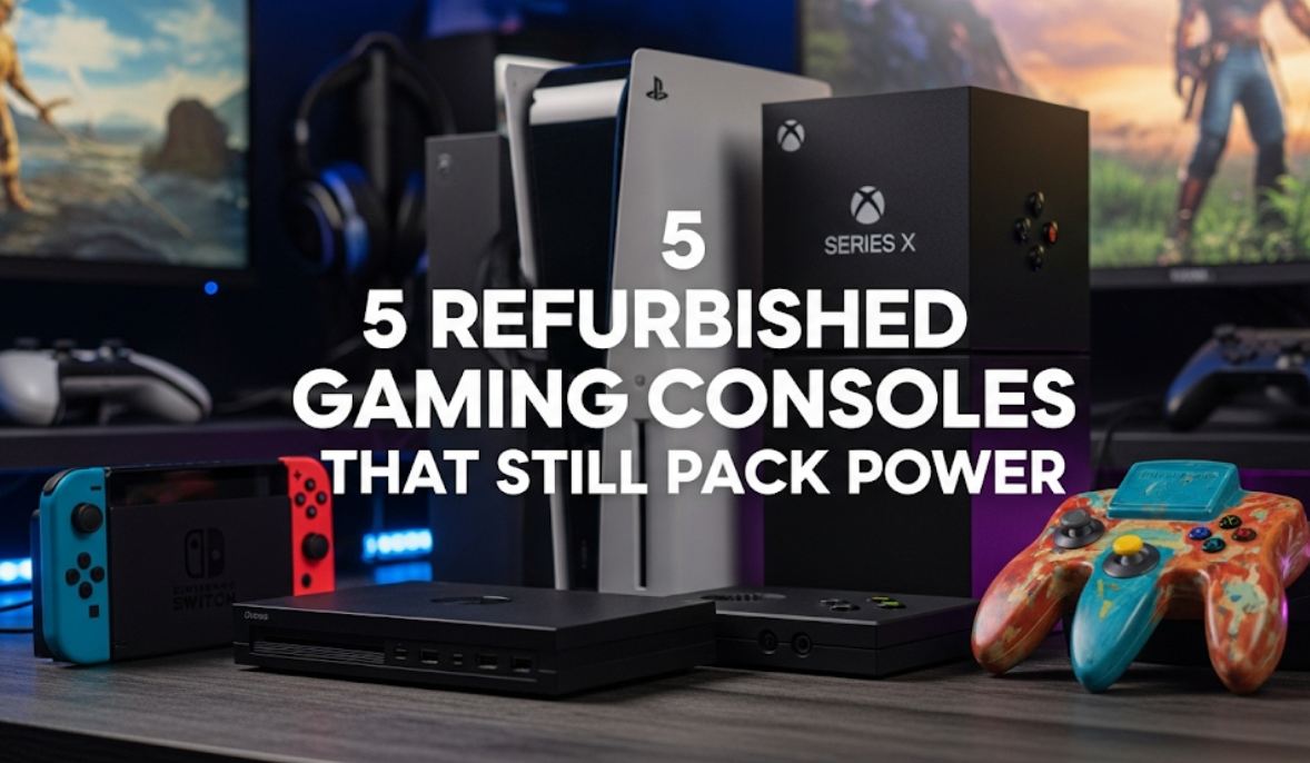 5 Refurbished Gaming Consoles That Still Pack Power