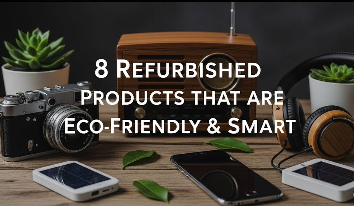 8 Refurbished Products That Are Eco-Friendly & Smart